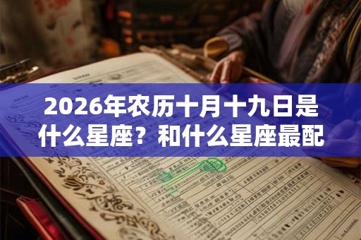 2026年农历十月十九日是什么星座?和什么星座最配? 2026年农历十月十九日是什么星座?和什么星座最配?