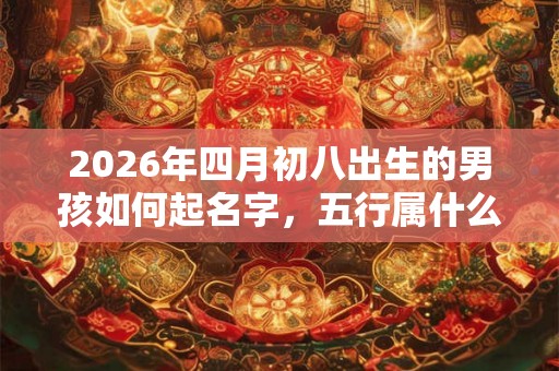 2026年四月初八出生的男孩如何起名字,五行属什么 2026年四月初八出生的男孩如何起名字,五行属什么