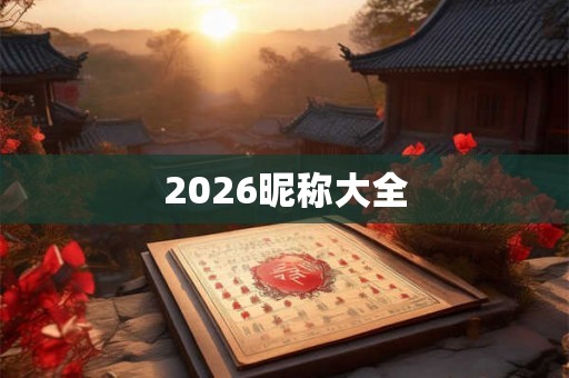 2026昵称大全