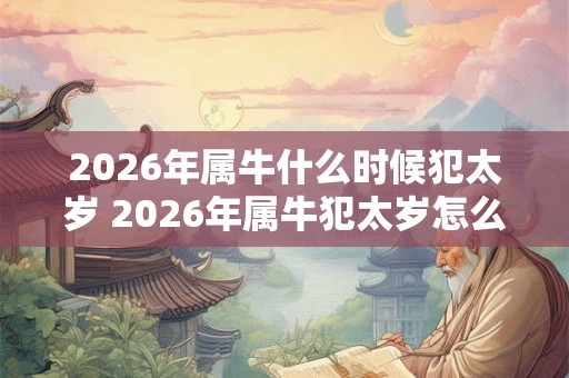 2026年属牛什么时候犯太岁 2026年属牛犯太岁怎么化解 2026年属牛什么时候犯太岁 2026年属牛犯太岁怎么化解