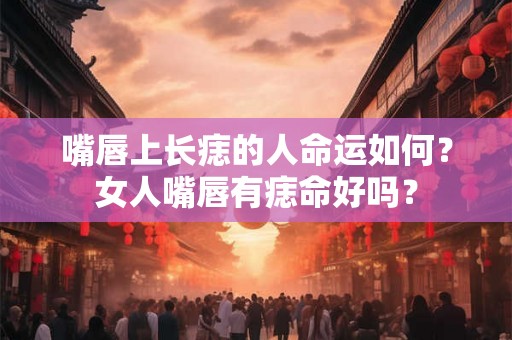 嘴唇上长痣的人命运如何?女人嘴唇有痣命好吗? 嘴唇上长痣的人命运如何?女人嘴唇有痣命好吗?