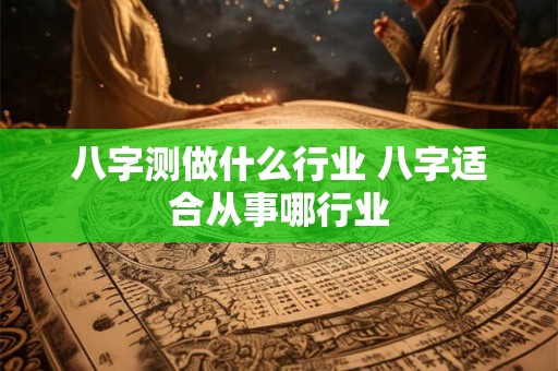 八字测做什么行业 八字适合从事哪行业