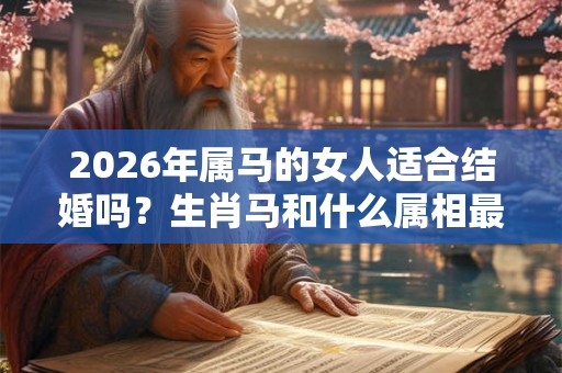 2026年属马的女人适合结婚吗？生肖马和什么属相最配？
