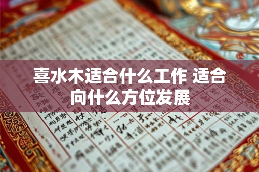 喜水木适合什么工作 适合向什么方位发展