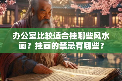 办公室比较适合挂哪些风水画?挂画的禁忌有哪些? 办公室比较适合挂哪些风水画?挂画的禁忌有哪些?