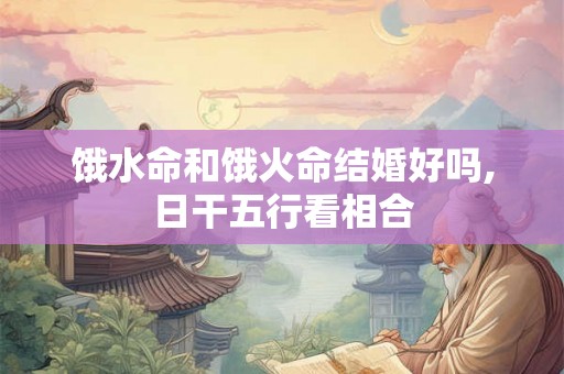 饿水命和饿火命结婚好吗,日干五行看相合 饿水命和饿火命结婚好吗,日干五行看相合