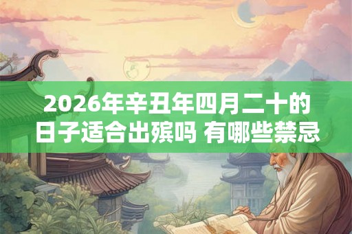 2026年辛丑年四月二十的日子适合出殡吗 有哪些禁忌 2026年辛丑年四月二十的日子适合出殡吗 有哪些禁忌