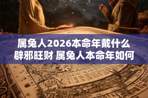 属兔人2026本命年戴什么辟邪旺财 属兔人本命年如何化解太岁