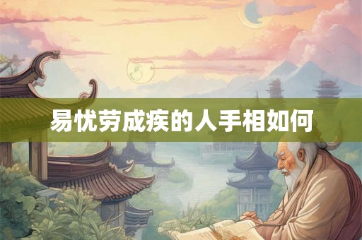 易忧劳成疾的人手相如何 易忧劳成疾的人手相如何