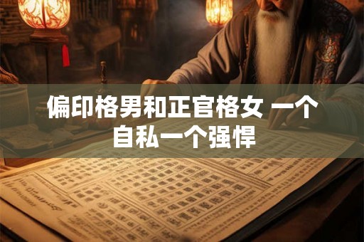 偏印格男和正官格女 一个自私一个强悍