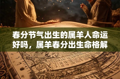 春分节气出生的属羊人命运好吗，属羊春分出生命格解析