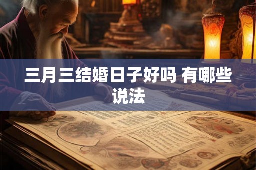 三月三结婚日子好吗 有哪些说法
