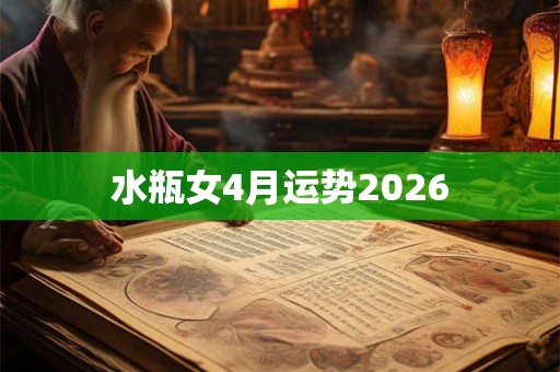 水瓶女4月运势2026 水瓶女4月运势2026