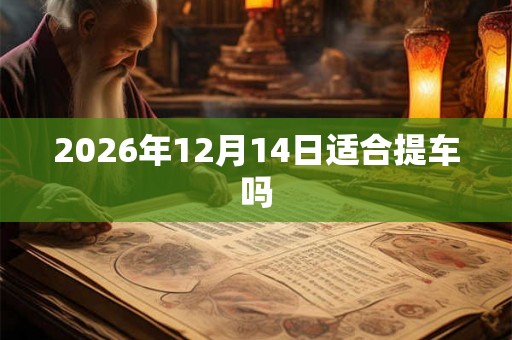 2026年12月14日适合提车吗 2026年12月14日适合提车吗
