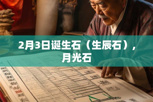2月3日诞生石（生辰石）,月光石