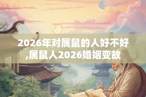 2026年对属鼠的人好不好,属鼠人2026婚姻变故
