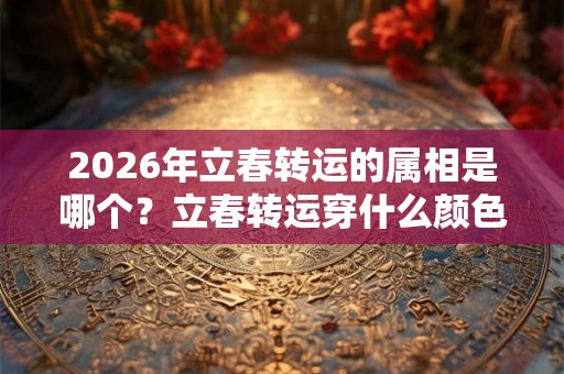 2026年立春转运的属相是哪个?立春转运穿什么颜色 2026年立春转运的属相是哪个?立春转运穿什么颜色