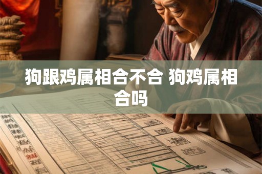 狗跟鸡属相合不合 狗鸡属相合吗