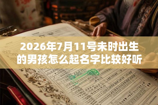 2026年7月11号未时出生的男孩怎么起名字比较好听 2026年7月11号未时出生的男孩怎么起名字比较好听