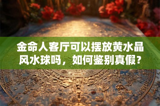 金命人客厅可以摆放黄水晶风水球吗，如何鉴别真假？