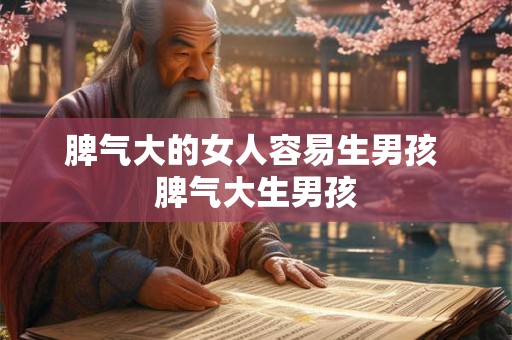 脾气大的女人容易生男孩 脾气大生男孩 脾气大的女人容易生男孩 脾气大生男孩