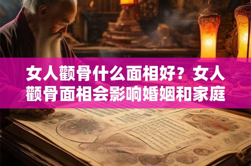 女人颧骨什么面相好？女人颧骨面相会影响婚姻和家庭运势吗？