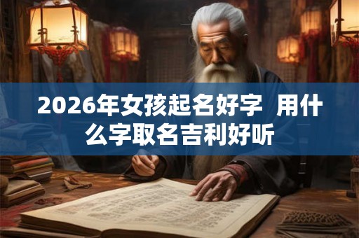 2026年女孩起名好字 用什么字取名吉利好听 2026年女孩起名好字 用什么字取名吉利好听