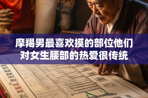 摩羯男最喜欢摸的部位他们对女生腰部的热爱很传统