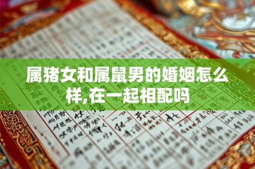 属猪女和属鼠男的婚姻怎么样,在一起相配吗