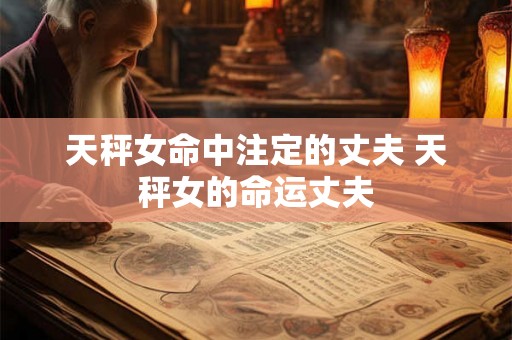 天秤女命中注定的丈夫 天秤女的命运丈夫