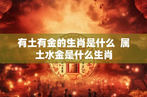 有土有金的生肖是什么  属土水金是什么生肖