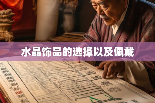 水晶饰品的选择以及佩戴