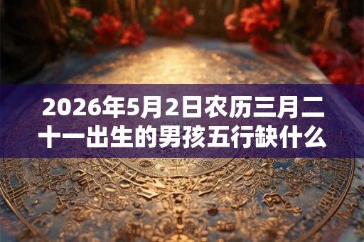 2026年5月2日农历三月二十一出生的男孩五行缺什么