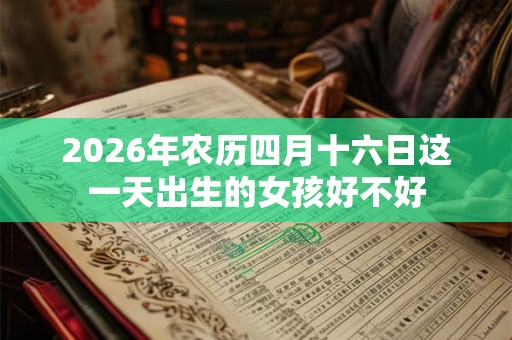 2026年农历四月十六日这一天出生的女孩好不好