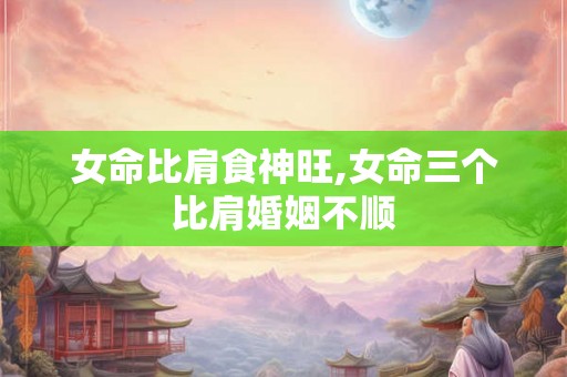 女命比肩食神旺,女命三个比肩婚姻不顺