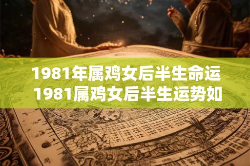 1981年属鸡女后半生命运 1981属鸡女后半生运势如何