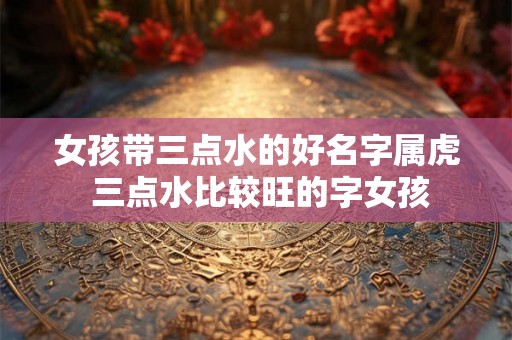 女孩带三点水的好名字属虎 三点水比较旺的字女孩