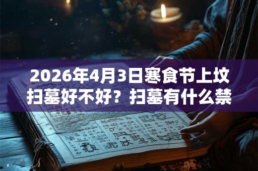 2026年4月3日寒食节上坟扫墓好不好？扫墓有什么禁忌？