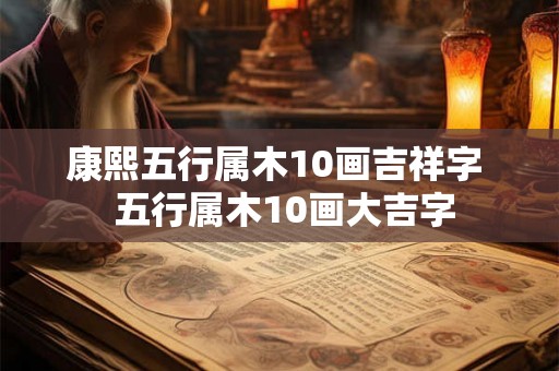 康熙五行属木10画吉祥字  五行属木10画大吉字