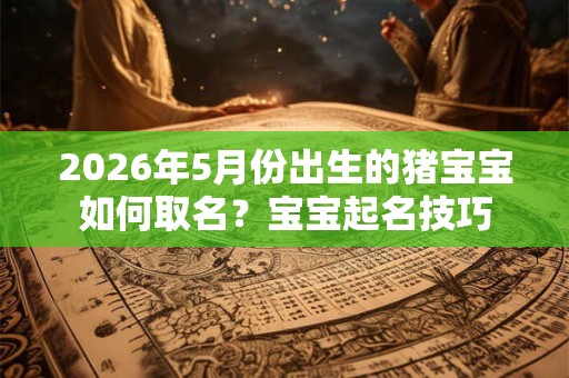 2026年5月份出生的猪宝宝如何取名？宝宝起名技巧