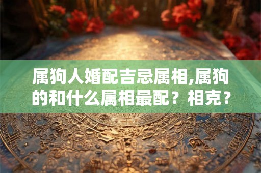 属狗人婚配吉忌属相,属狗的和什么属相最配?相克? 属狗人婚配吉忌属相,属狗的和什么属相最配?相克?