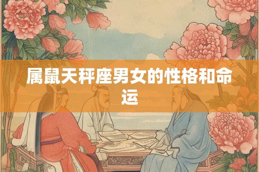 属鼠天秤座男女的性格和命运