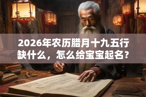 2026年农历腊月十九五行缺什么，怎么给宝宝起名？
