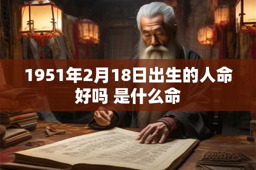 1951年2月18日出生的人命好吗 是什么命