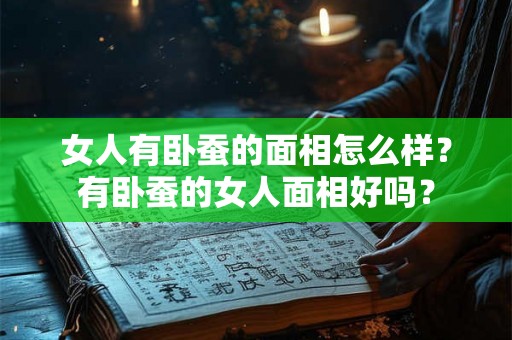 女人有卧蚕的面相怎么样?有卧蚕的女人面相好吗? 女人有卧蚕的面相怎么样?有卧蚕的女人面相好吗?