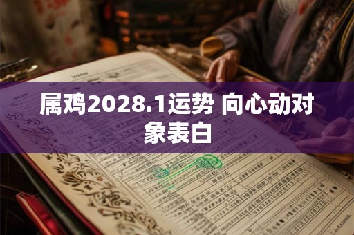 属鸡2028.1运势 向心动对象表白