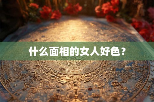 什么面相的女人好色？