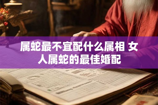 属蛇最不宜配什么属相 女人属蛇的最佳婚配 属蛇最不宜配什么属相 女人属蛇的最佳婚配