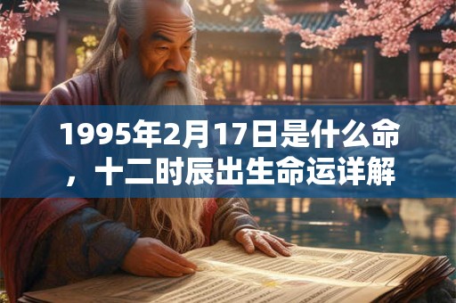 1995年2月17日是什么命，十二时辰出生命运详解