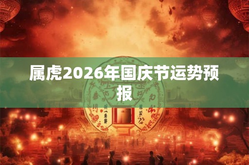 属虎2026年国庆节运势预报 属虎2026年国庆节运势预报